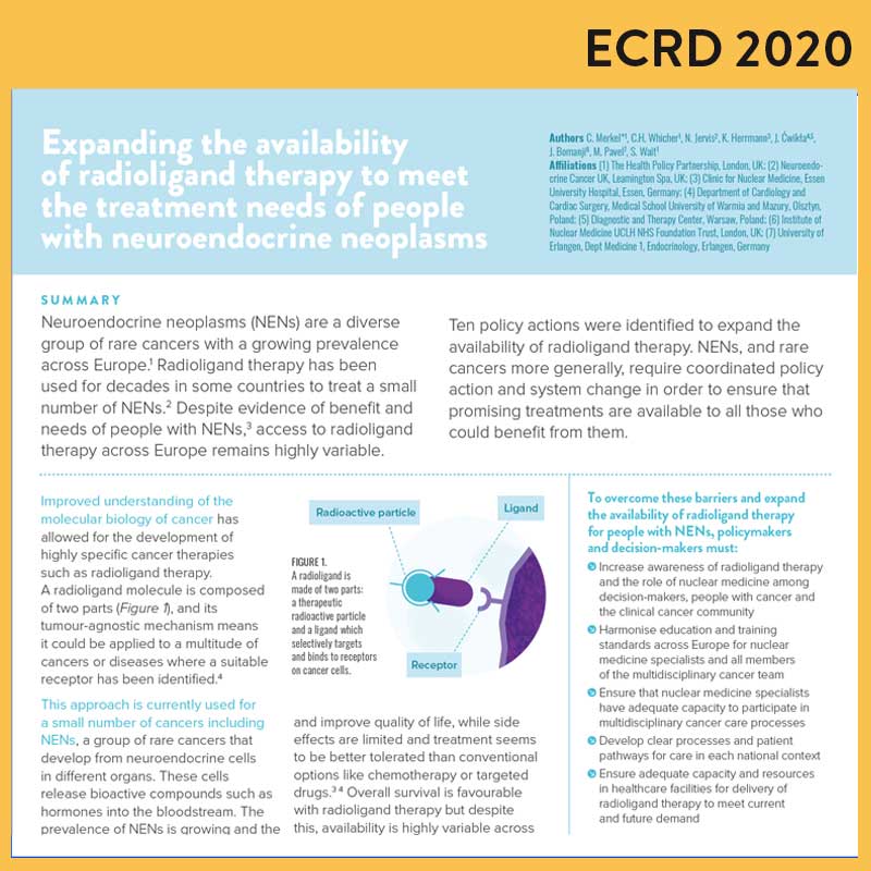 Poster published at ECRD focuses on radioligand therapy in neuroendocrine neoplasms